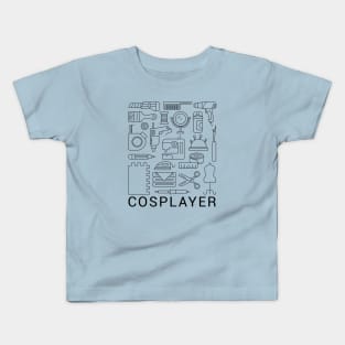 Cosplay Tool Kit (Black) Kids T-Shirt